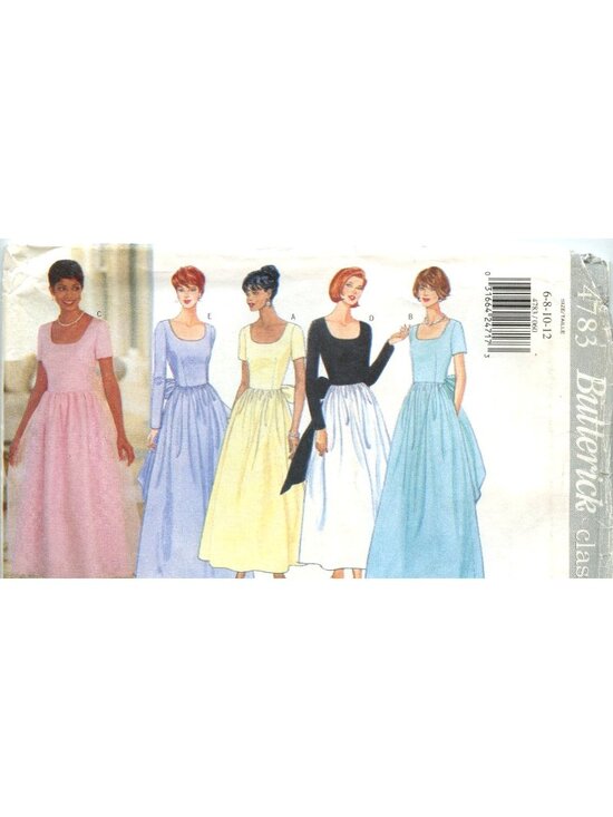 Butterick Other - Butterick 4783 Misses Petite Dress Pattern With Custom Fit Options Sizes 6-12
